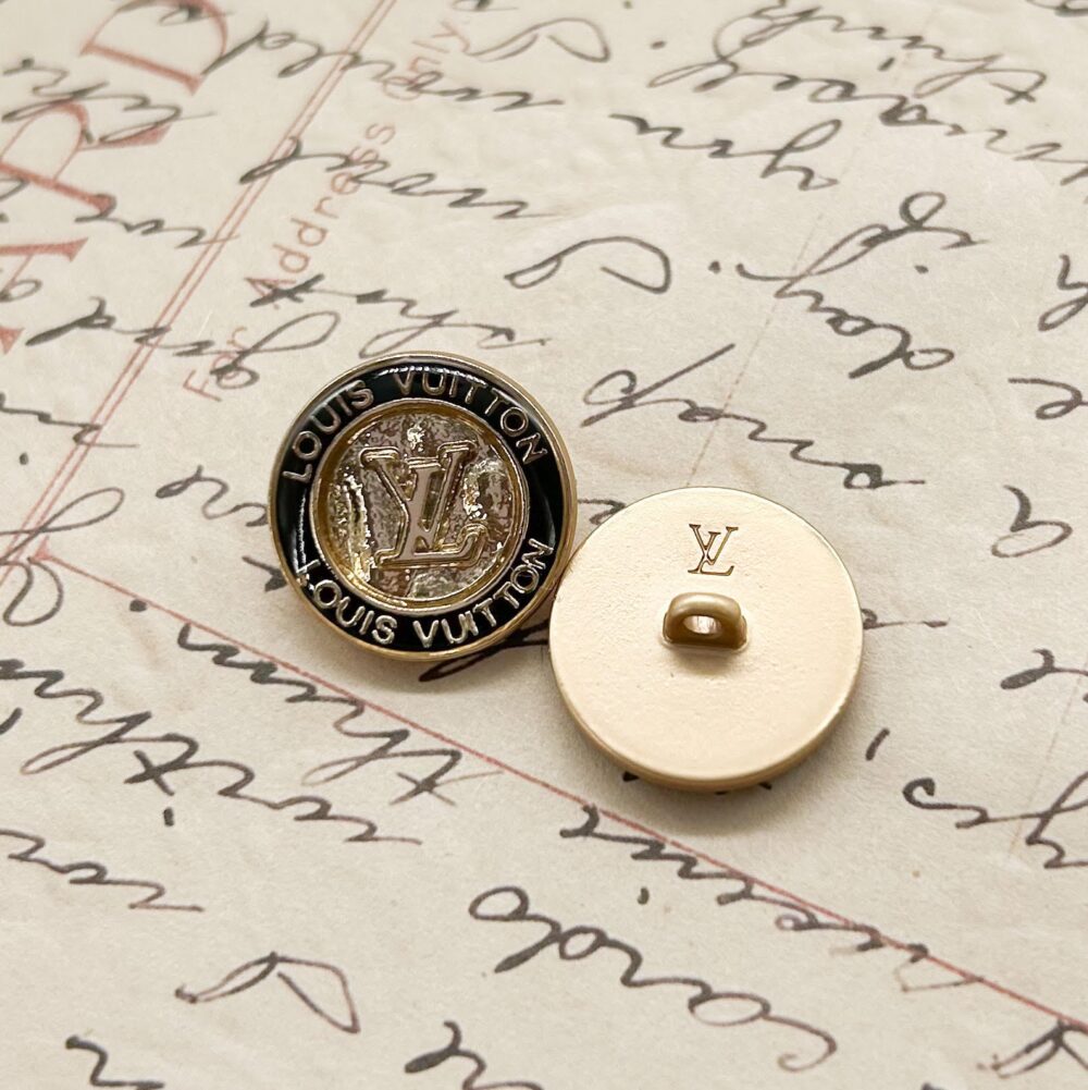 Designer Small Round Goldtone Buttons